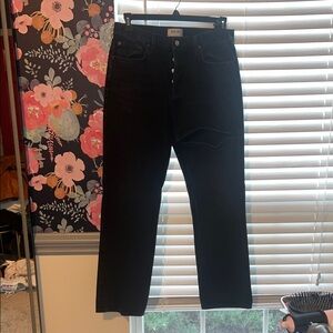 Agolde Black Straight Leg Women's Jeans